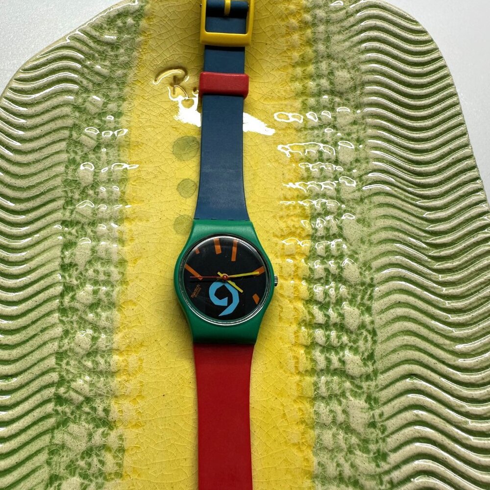 Swatch Watch Lady Gamela LG102 Vintage 1986 - Picture 2 of 7